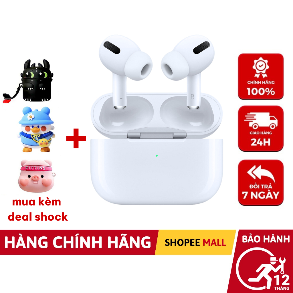 Tai nghe Bluetooth Pro Gen 2 Cảm Ứng Nhỏ Gọn Tiện Lợi Âm Thanh HIFI Chống Ồn Định Vị Đổi Tên Techzone Mall