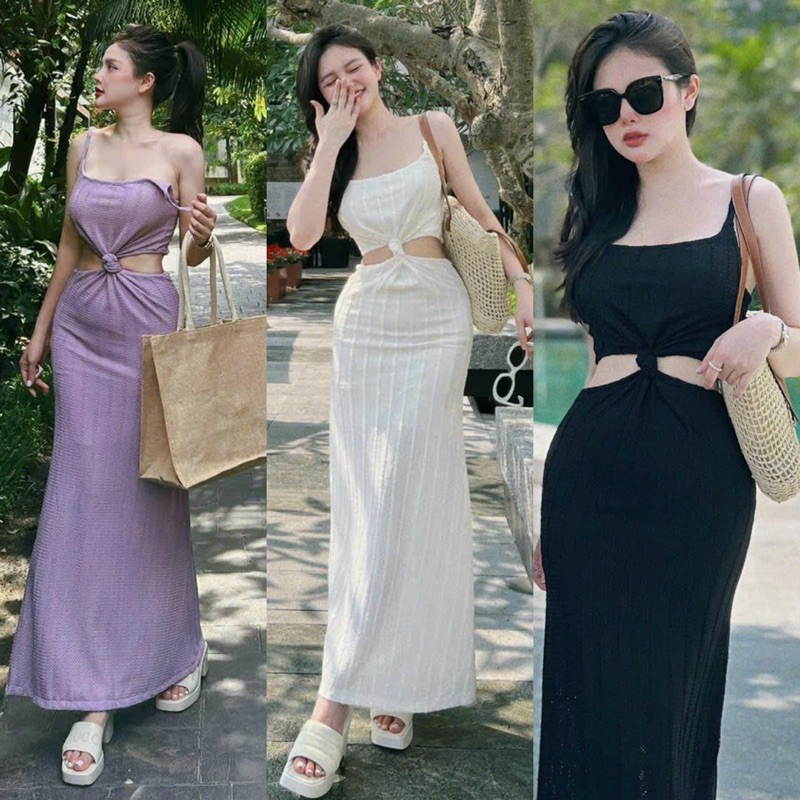 ĐẦM BODY LEN XOẮN EO KHOÉT LƯNG