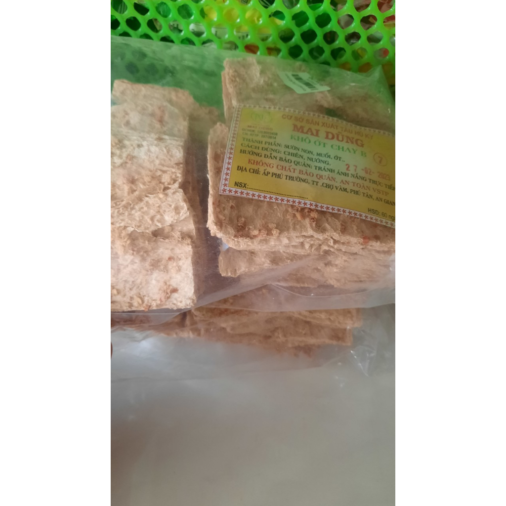 Khô đuối chay vị ớt 500g