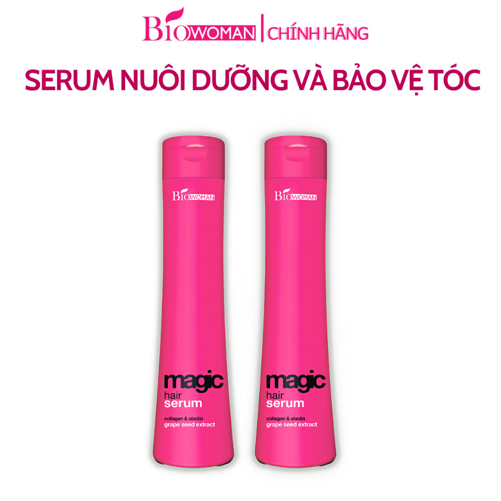 Serum nuôi dưỡng tóc bảo vệ tóc Biowoman Magic Hair bảo vệ tóc khỏi tác động của nhiệt độ cao 250ml Thái Lan