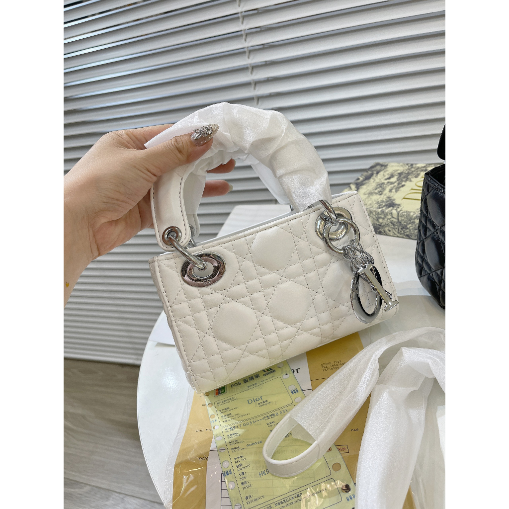 Túi dáng ngang khóa bạc sz 18cm siêu xinh