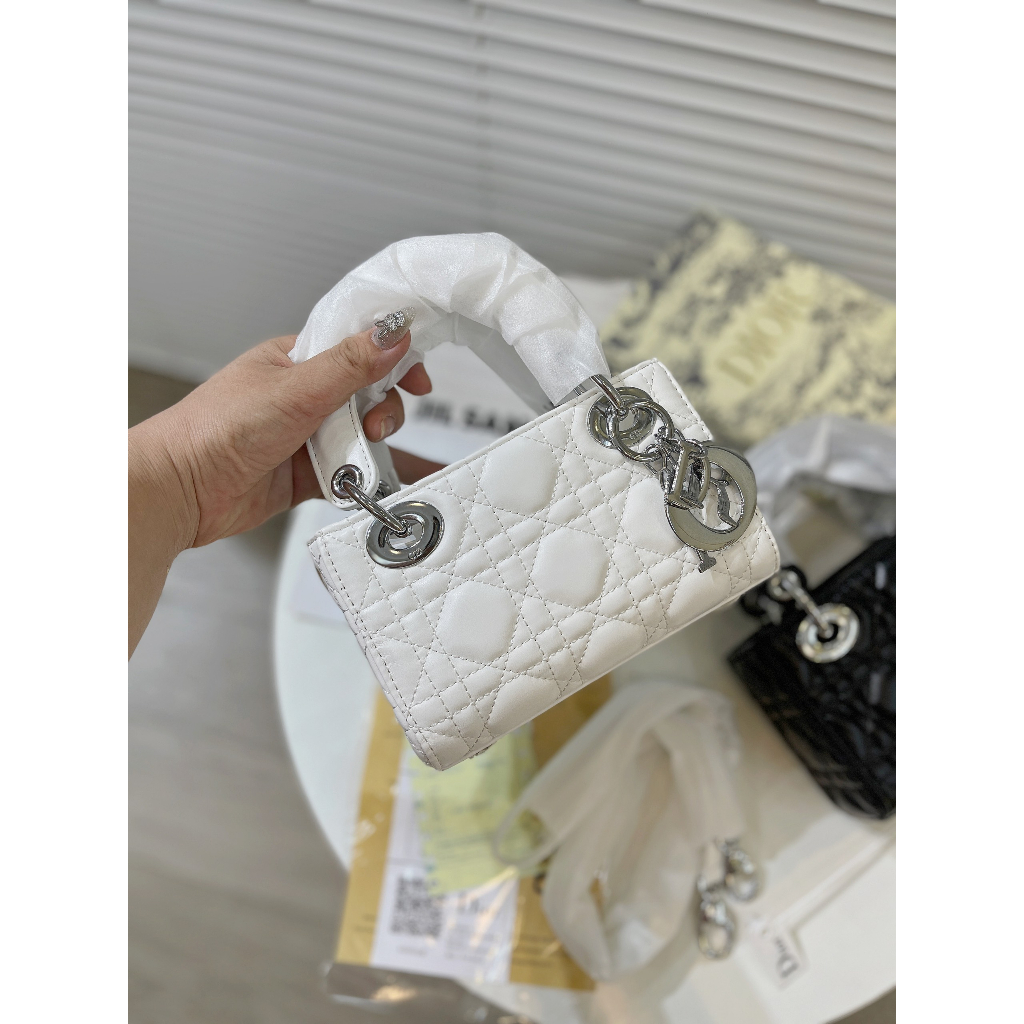 Túi dáng ngang khóa bạc sz 18cm siêu xinh