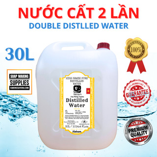NƯỚC CẤT 2 LẦN NƯỚC CẤT 1 LẦN 30L DISTILLED WATER LOẠI 1, NƯỚC TINH KHIẾT DISTILLED WATER, DOUBLE-DISTILLED WATER SAVONA