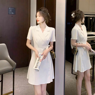 Đầm cổ vest thắt eo 4 màu (kèm hình thật)