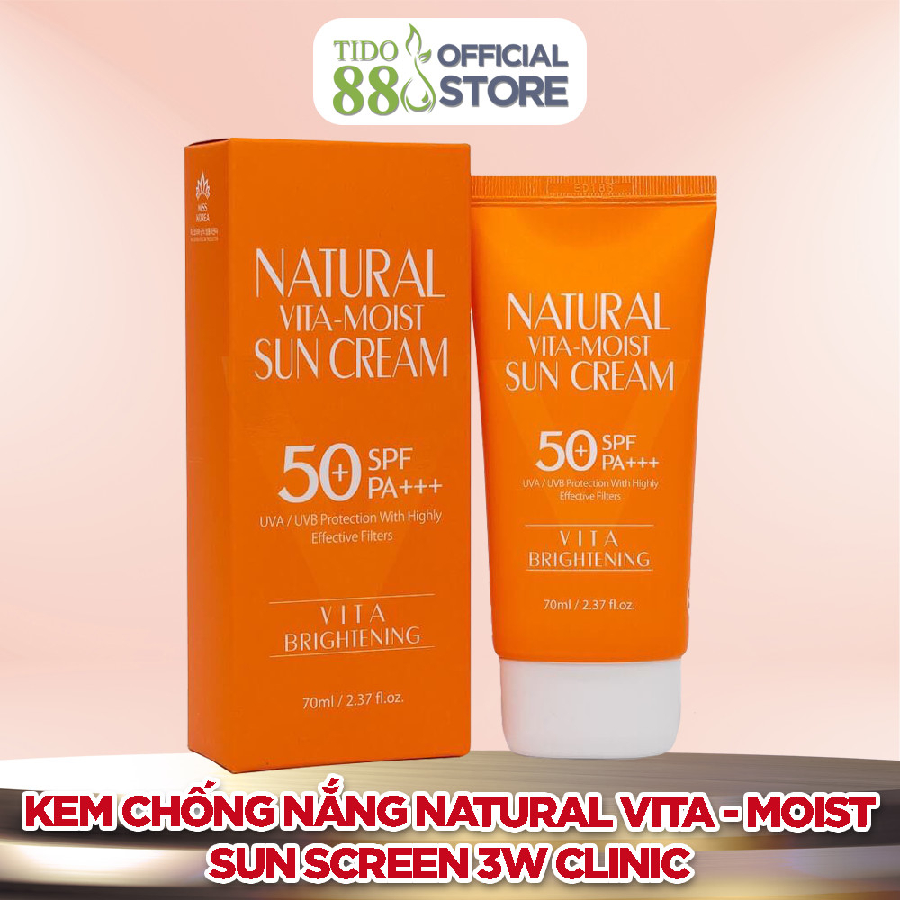 Kem chống nắng 3w Clinic sun screen SPF 50 Pa+++ 70 ml NPP Tido88