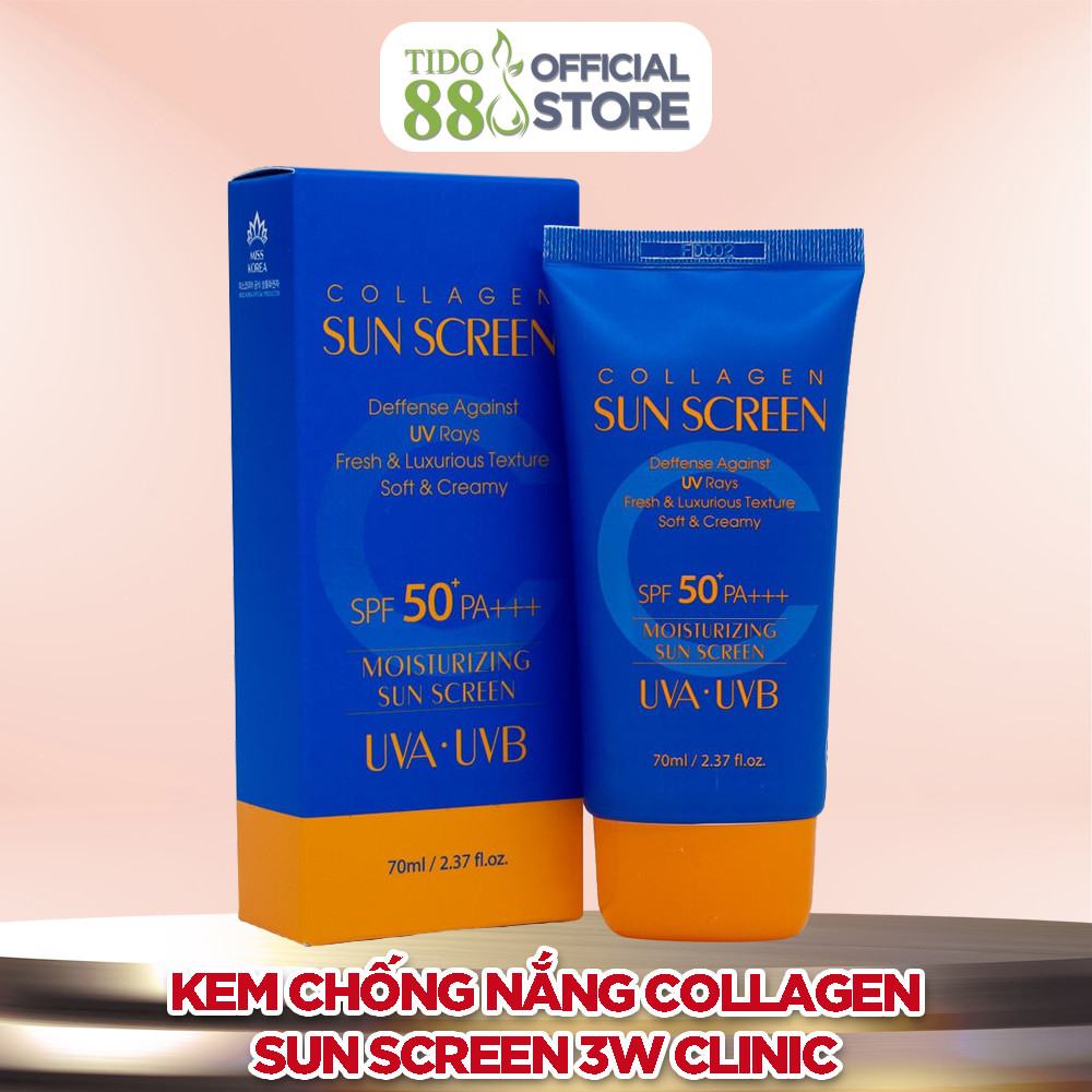 Kem chống nắng 3w Clinic sun screen SPF 50 Pa+++ 70 ml NPP Tido88