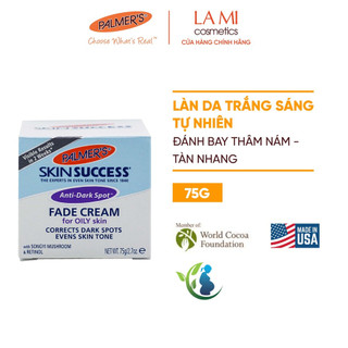 Kem dưỡng trắng sáng da ban ngày, mờ thâm nám – tàn nhang Palmer's 75g (cho da dầu)