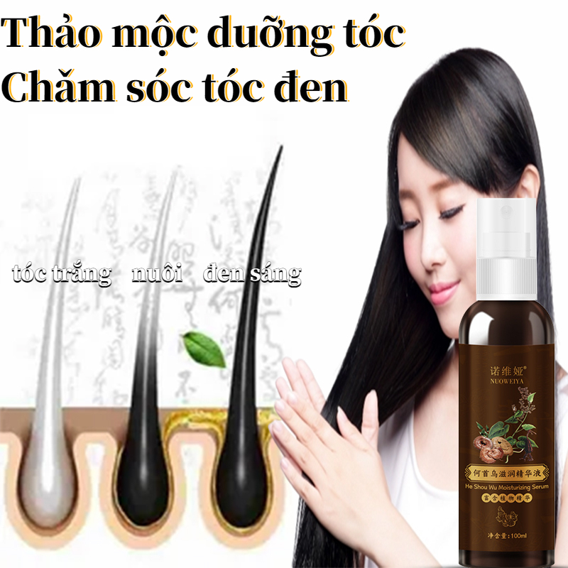 Serum mọc tóc Giảm Rụng Tóc Bạc Có 100ml Nuôi dưỡng da đầu Nuôi dưỡng rễ tóc Làm sáng màu tóc Tóc chắc khỏe