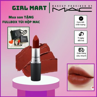 Son MAC Marrakesh 646 Đỏ Nâu, son MAC chính hãng date mới nhất bao check code