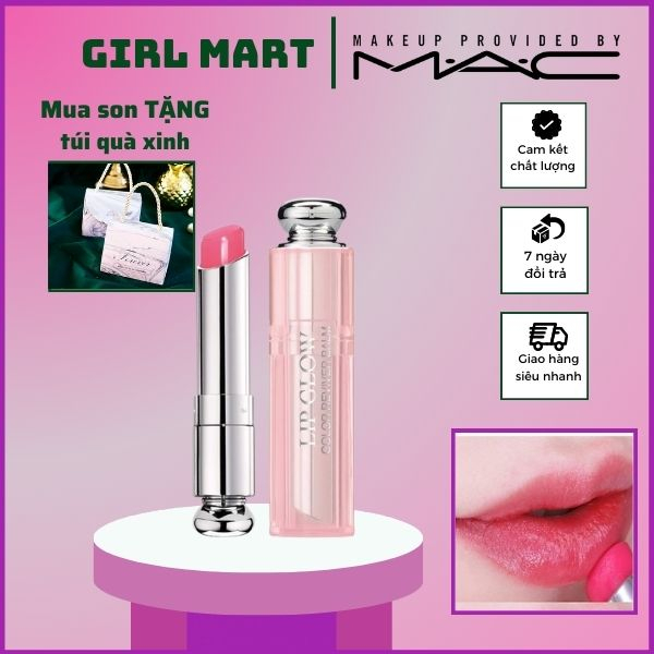 Son Dưỡng Dior Addict Lip Glow Full size 3.5g mẫu mới đủ bill bao check code
