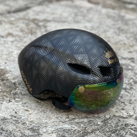 [Giống POC 01 95%] MŨ THỂ THAO ĐUÔI NHỌN MD16 VÂN TAM GIÁC 09 NHÁM CỰC ĐẸP, KÈM KÍNH VÀ TÚI ĐỰNG, BẢO HÀNH 12 THÁNG