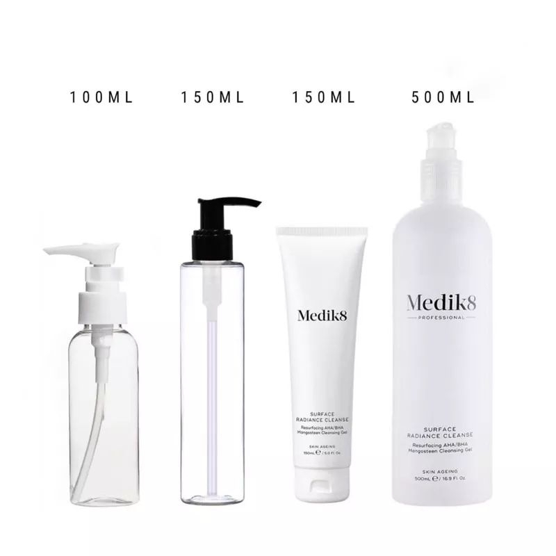 Sữa rửa mặt sạch sâu Medik8 Surface radiance ckeanser 500ml