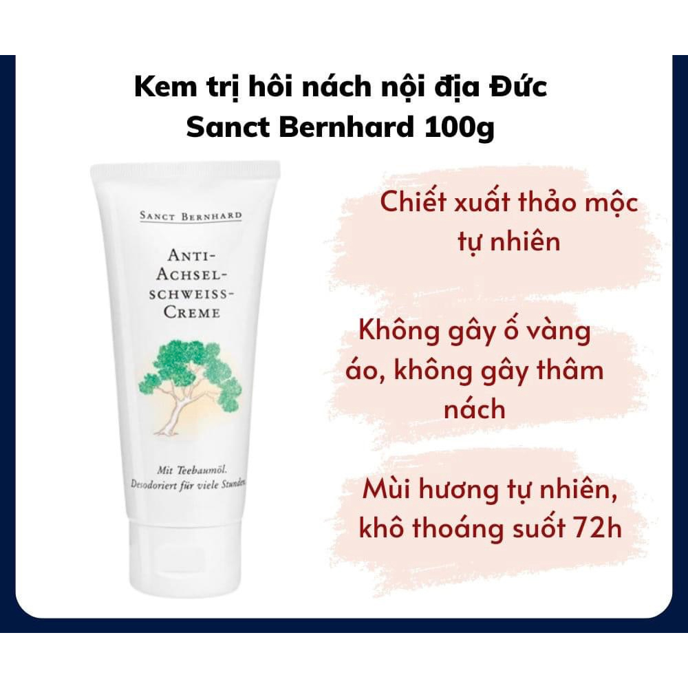 Khử mùi hôi chân Sanct Bernhard khử mùi hôi nách chân ngăn mồ hôi nách chân giúp da khô thoáng thơm tho[Tặng máy massag]