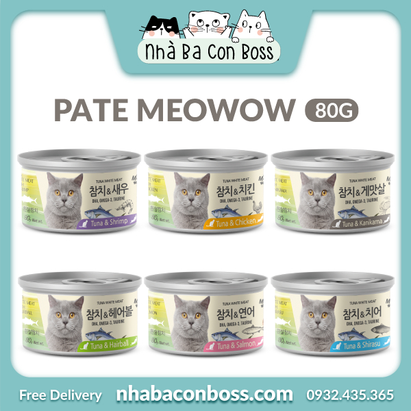 Pate Cho Mèo Meowow 80g