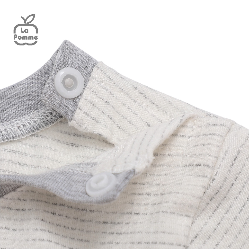 Bộ quần áo cộc tay mùa hè cho bé gái LA POMME Chú chó đốm 12016