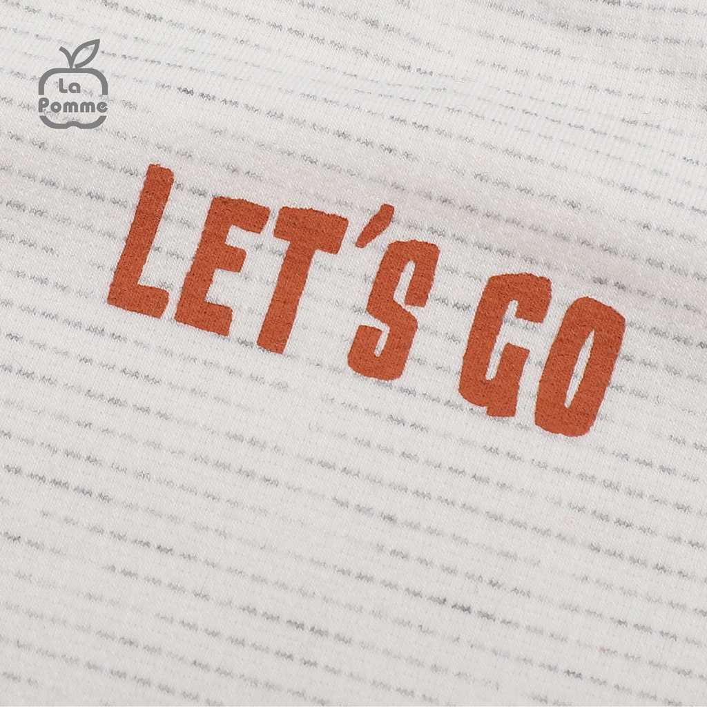 Bộ quần áo cộc tay mùa hè cho bé gái LA POMME Chú chó đốm 12016