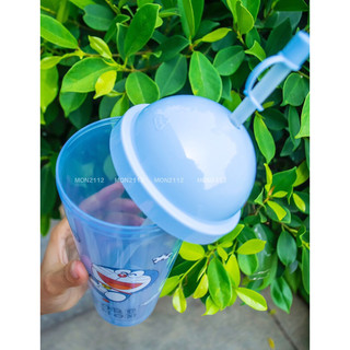 Bình nước Doraemon Doremon nhựa cứng 900ml