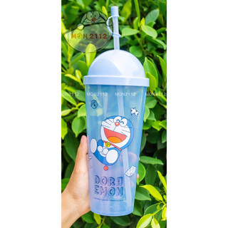Bình nước Doraemon Doremon nhựa cứng 900ml