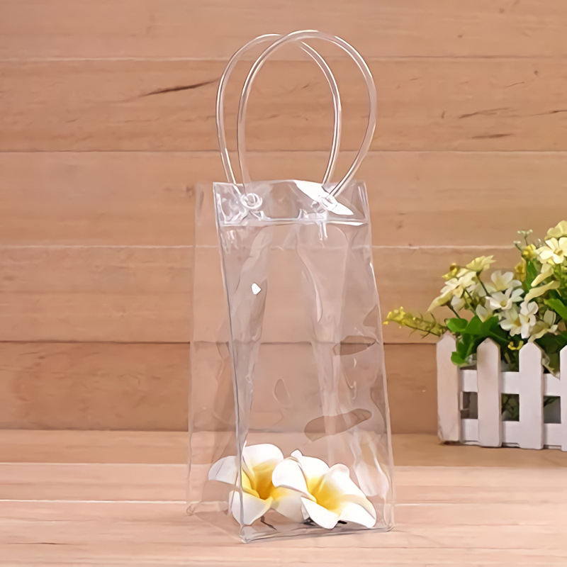 Túi Đựng Ly Giữ Nhiệt Trong Suốt Có Quai Xách 25 x10 x10cm Tiện Lợi RIN