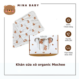 Khăn sữa xô organic Mochee cho bé