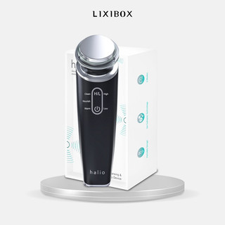 Máy Đẩy Tinh Chất Dưỡng Trắng Halio Ion Cleansing & Moisturizing Beauty Device - Đen