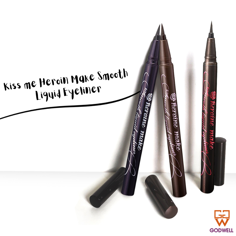 Bút kẻ mắt nước Kiss Me Heroine Make Smooth Liquid Eyeliner