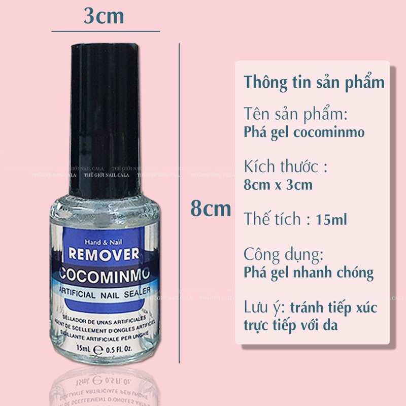 Phá gel Coco - phá gel lạnh Coco- Nước phá gel nhanh , thần tốc