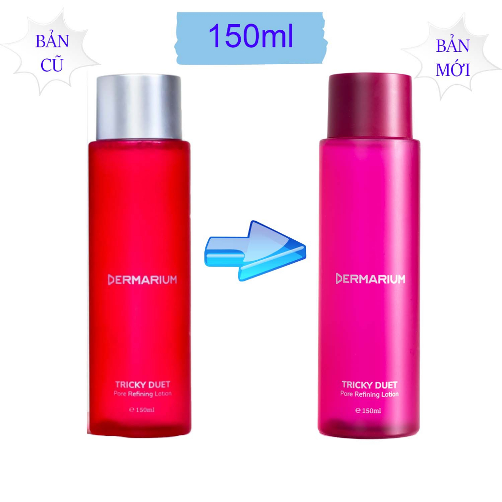 Toner Dermarium Tricky Duet 2% Salicylic Acid (BHA) tây da chết hóa học, làm sạch da 55ml, 150ml