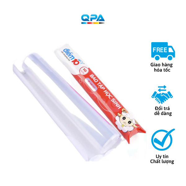 Bìa bao tập Điểm 10 TP-NBC01 (cuộn 10 tờ)