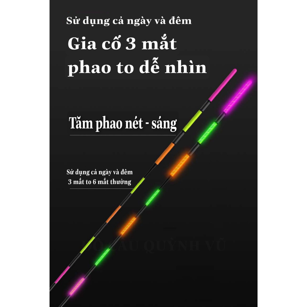 Phao điện Giang Sơn Như Họa BD, phao câu cá ban đêm, phao câu cá thiên nhiên, dịch vụ