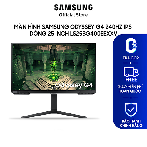 Màn Hình Samsung Odyssey G4 240Hz IPS Dòng 25 inch LS25BG400EEXXV