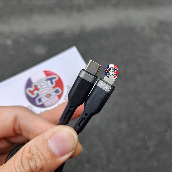 Cáp ngắn sạc nhanh PD 20W C to L WiWU Platinum Cable PT04 30cm