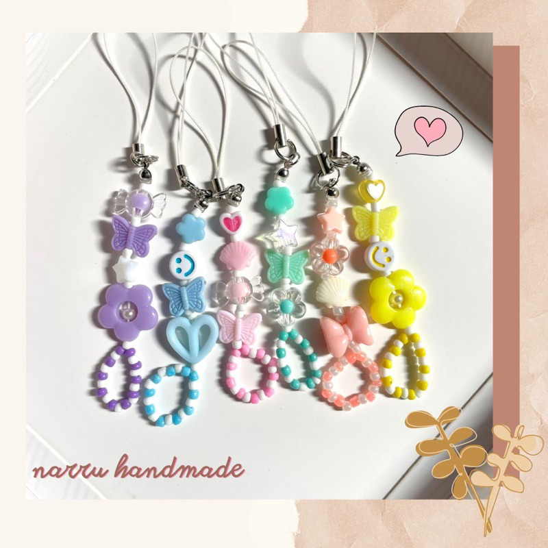 Móc khoá handmade sắc màu 🌷