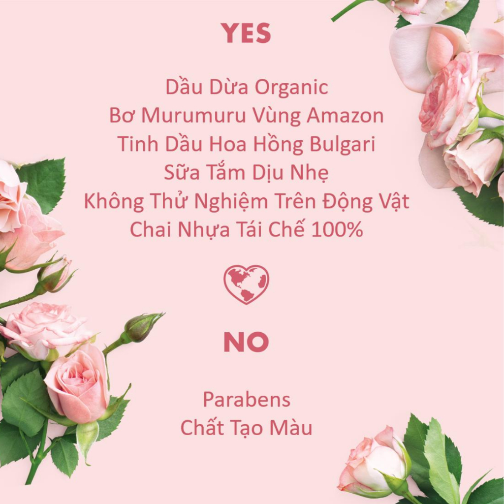 Sữa tắm làm sáng da cao cấp Love Beauty & Planet 400ml