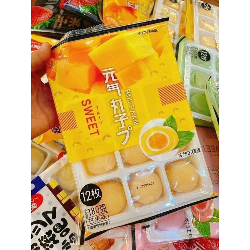 🍡 1 GÓI 12 VIÊN MOCHI KEM LẠNH ĐỦ VỊ