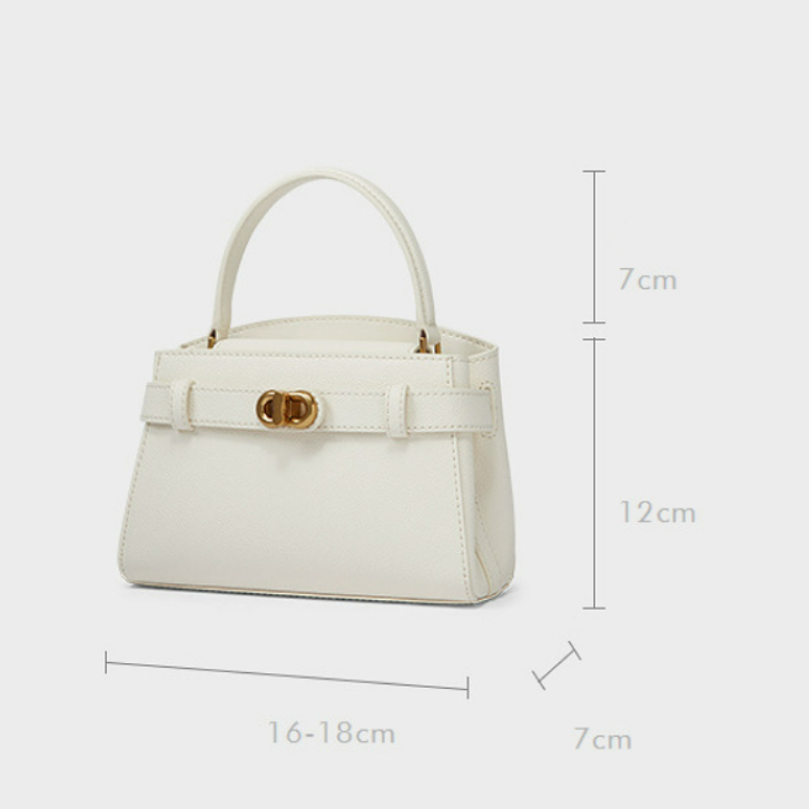 CNK Túi xách nữ mùa Xuân Hè đeo vai hoặc đơn vai dây khóa kim loại nhỏ công việc hàng ngày CK2-50160102