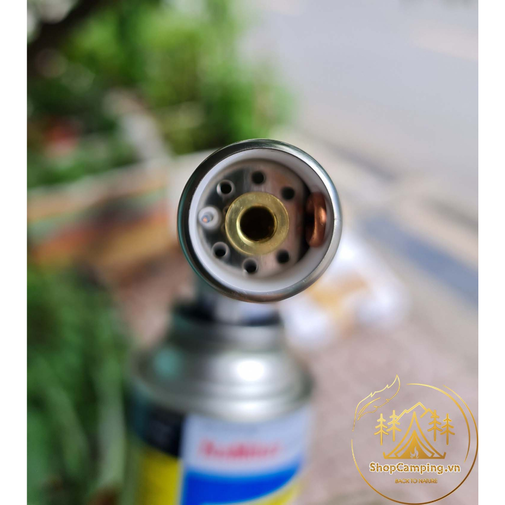 Khò gas mini cao cấp, đầu khò ga cầm tay điều chỉnh gió cắm trại dã ngoại, du lịch - Camping VietNam