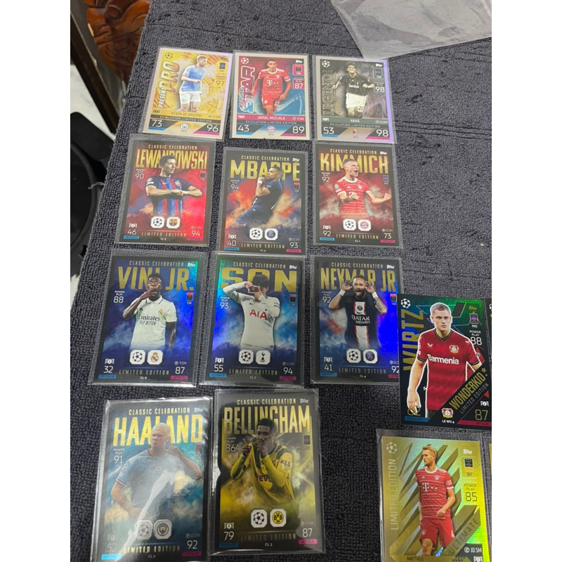 MS49 Thẻ Lẻ Cầu Thủ bóng Đá Match Topps Attax Limited siêu hiếm Mùa 22/23 ( MS 49 )