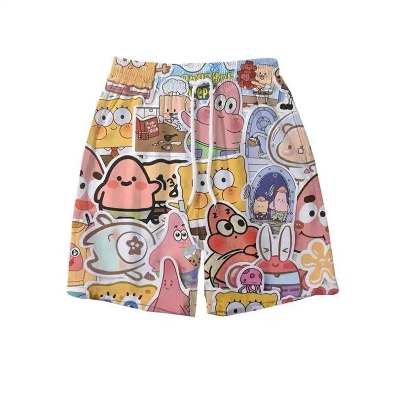 Quần short cartoon hoạt hình dễ thương cho cả nam & nữ