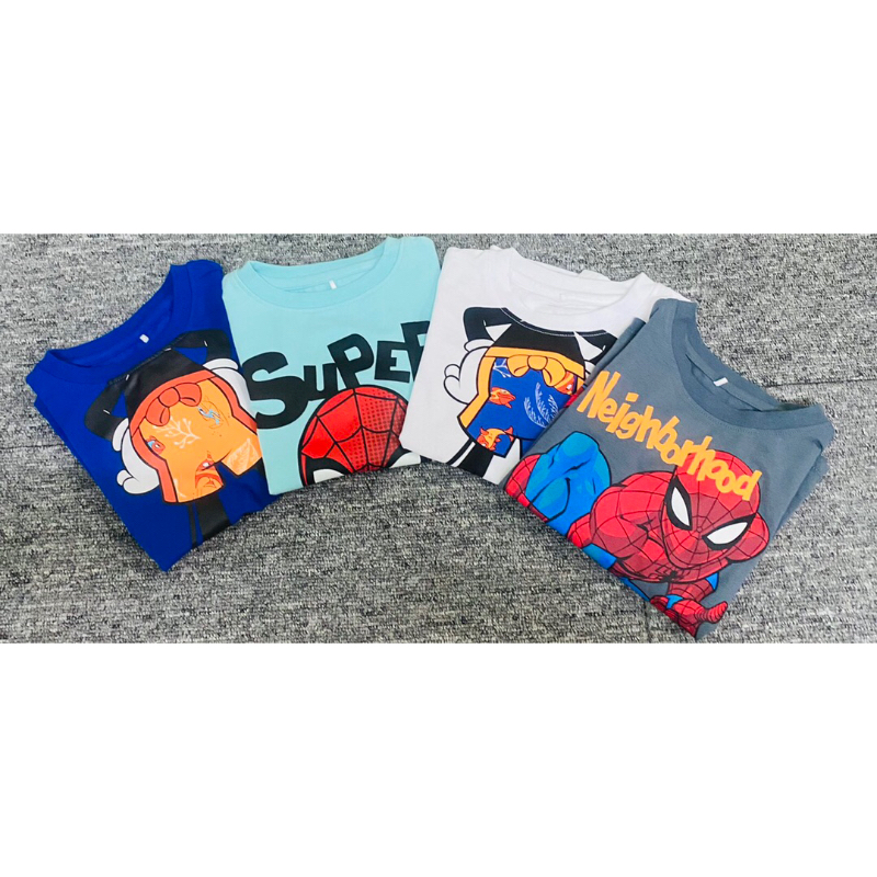 Áo bé trai người nhện cực ngầu tqxk chất bao xịn đẹp