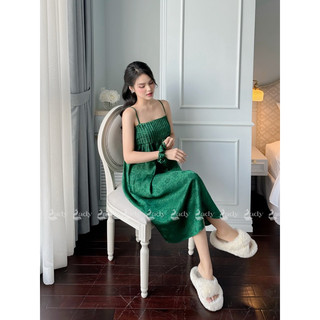 Đầm Gấm Hoa Cao Cấp