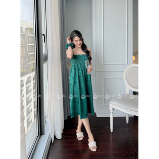 Đầm Gấm Hoa Cao Cấp