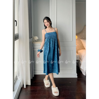 Đầm Gấm Hoa Cao Cấp