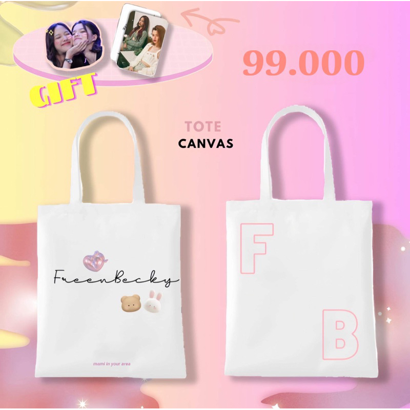 TÚI TOTE WHITE FREENBECKY