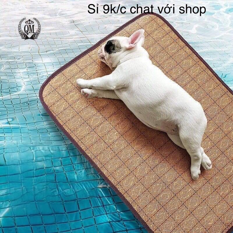 Chiếu mát điều hòa chó mèo lót đệm chó mèo chữ nhật và hình tròn chất lượng cao