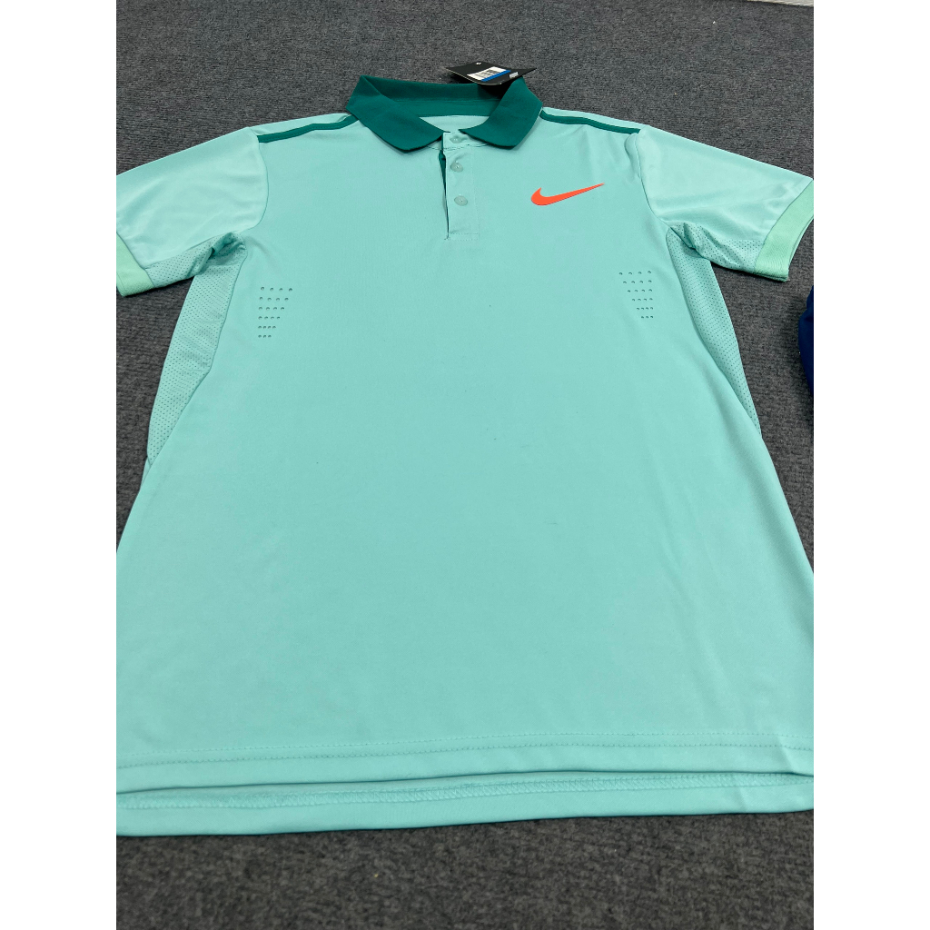 Bộ thể thao nam, Đồ bộ thể thao nam, áo tennis, áo cầu lông Xanh Ngọc - Chất vải Thái cao cấp, thấm hút tốt