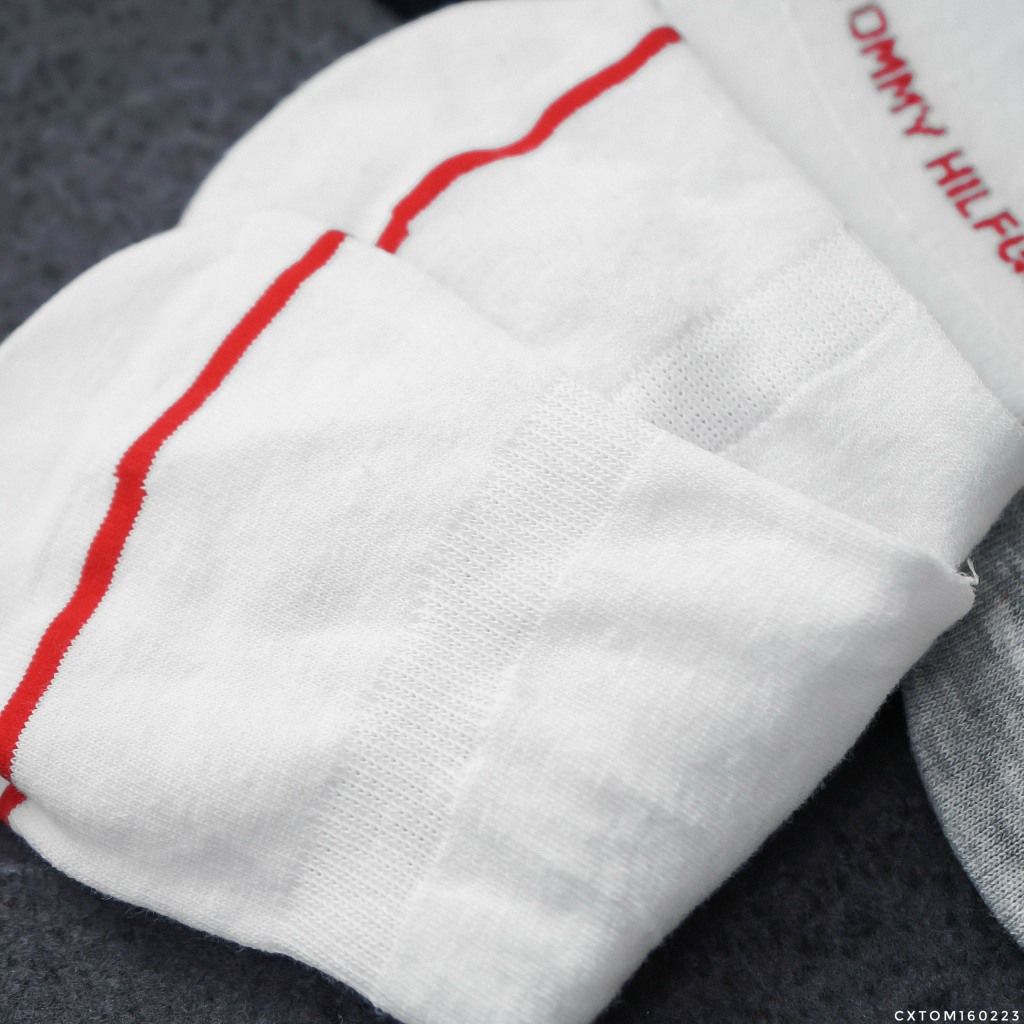 1 Đôi Tất Vớ hài Nam Nữ Tommy Hilifiger Êm Mềm Mịn Mát có đệm silicone, Vớ tàng hình