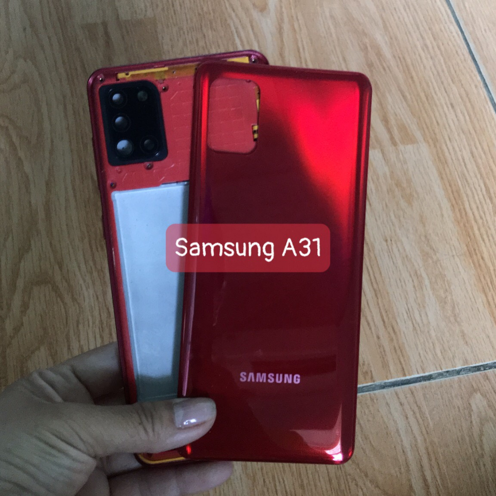 Bộ xương vỏ samsung A31 zin