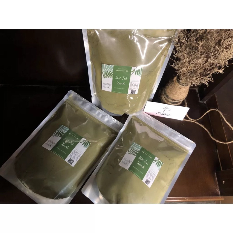Bột Trà Xanh Matcha, bột diếp cá Nguyên Chất 100% Chuyên Dùng Cho Spa