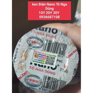 10 cuộn 1 cây băng keo điện nano nano tô nga dũng 10y 20y 30y